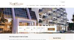 Desktop Screenshot of kmc-hotel.co.il