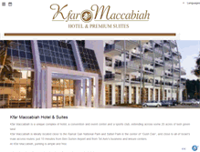 Tablet Screenshot of kmc-hotel.co.il